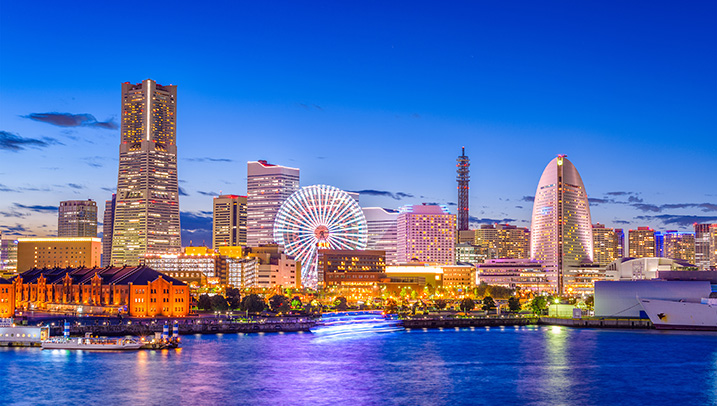 横浜の夜景　プロポーズ