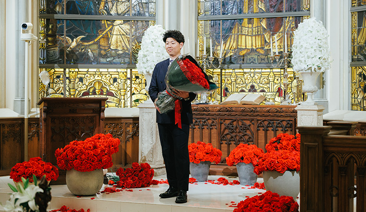 ふたりのプロポーズエピソード #9　こだわりの演出を詰め込んだ、最上級のプロポーズを