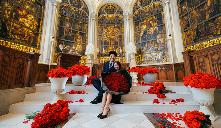 ふたりのプロポーズエピソード #9　こだわりの演出を詰め込んだ、最上級のプロポーズを