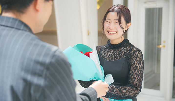 ふたりのプロポーズエピソード #17　ふたりで完成させた、世界にひとつの花束で誓う愛